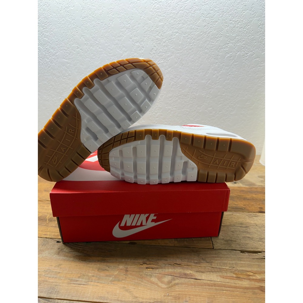 Nike Air Max 1 80 BG The Bay White University Red FJ4628-100 Boys 5.5Y Womens 7 - Picture 9 of 9